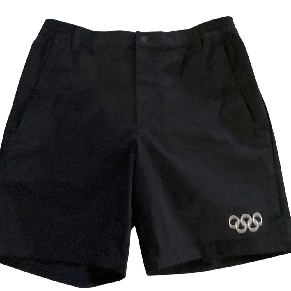 Anta Olympic‎ Games Tokyo 2020 Mens Athletic Shorts Black Zipper Pocket Size L